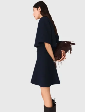 Abito 2 in 1 effetto tweed