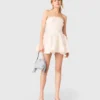Abito bustier corto ricamato Abito bustier corto ricamato
