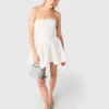 Abito bustier corto ricamato Abito bustier corto ricamato