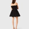 Abito bustier in tulle e organza Abito bustier in tulle e organza