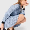 Abito camicia con strass Abito camicia con strass