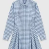 Abito camicia con strass Abito camicia con strass
