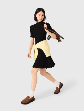 Abito corto in maglia