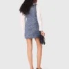 Abito corto in tweed