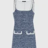 Abito corto in tweed