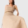 Abito lungo in maglia con strass Abito lungo in maglia con strass