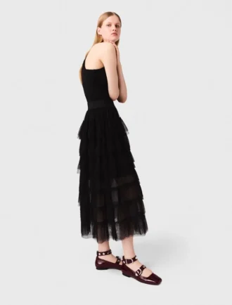 Ballerine Mary Jane in pelle borchiata