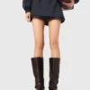Bomber in misto lana con zip Bomber in misto lana con zip