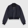 Bomber in misto lana con zip Bomber in misto lana con zip