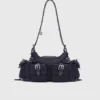 Borsa in denim con tasche Miss M