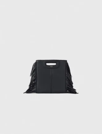 Borsa in pelle con tracolla a catena
