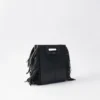 Borsa in pelle con tracolla a catena Borsa in pelle con tracolla a catena