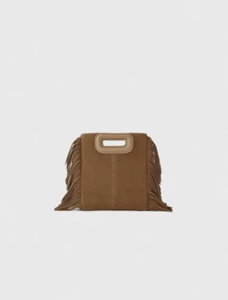 Borsa M mini in pelle scamosciata