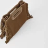 Borsa M mini in pelle scamosciata