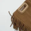 Borsa M mini in pelle scamosciata