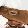 Borsa Milpli Gazette in pelle scamosciata
