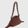 Borsa mini in pelle con borchie Miss M