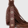 Borsa mini in pelle con borchie Miss M