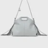 Borsa Miss M in pelle martellata
