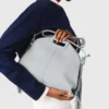 Borsa Miss M in pelle martellata