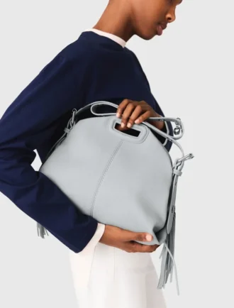 Borsa Miss M in pelle martellata