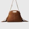 Borsa Miss M in pelle scamosciata