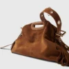 Borsa Miss M in pelle scamosciata