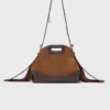 Borsa Miss M Mini in pelle e camoscio