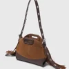 Borsa Miss M Mini in pelle e camoscio