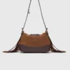 Borsa Miss M Mini in pelle e camoscio