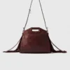 Borsa Miss M mini in pelle invecchiata