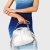Borsa Miss M Mini in pelle metallizzata Borsa Miss M Mini in pelle metallizzata