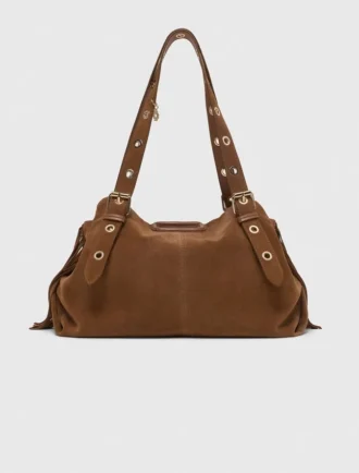 Borsa Miss M XL in pelle scamosciata