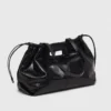 Borsa tote M in pelle craquelé