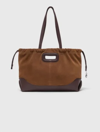 Borsa tote Milpli in pelle e pelle scamosciata Borsa tote Milpli in pelle e pelle scamosciata