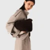 Borsa tote Milpli in pelle scamosciata Borsa tote Milpli in pelle scamosciata