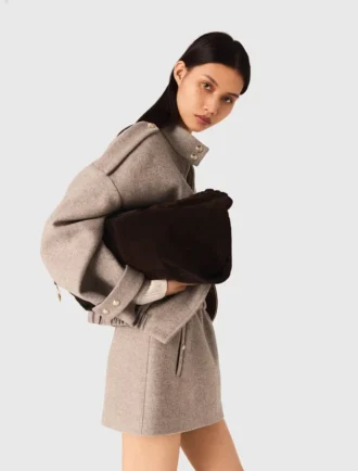 Borsa tote Milpli in pelle scamosciata