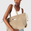 Borsa tote Milpli in pelle scamosciata Borsa tote Milpli in pelle scamosciata