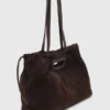 Borsa tote Milpli in pelle scamosciata Borsa tote Milpli in pelle scamosciata