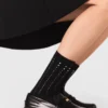 Calzini in cotone con strass Calzini in cotone con strass