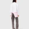 Camicia con colletto all’uncinetto