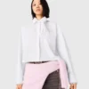 Camicia con colletto all’uncinetto