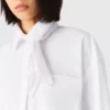 Camicia con colletto all’uncinetto