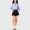 Camicia con colletto gioiello rimovibile
