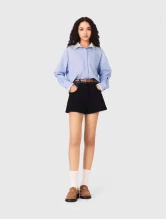 Camicia con colletto gioiello rimovibile