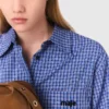 Camicia con colletto rimovibile con strass