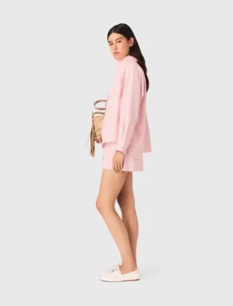 Camicia con sciarpa rimovibile