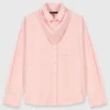 Camicia con sciarpa rimovibile Camicia con sciarpa rimovibile