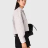 Camicia con strass e cravatta rimovibile Camicia con strass e cravatta rimovibile