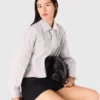 Camicia con strass e cravatta rimovibile Camicia con strass e cravatta rimovibile